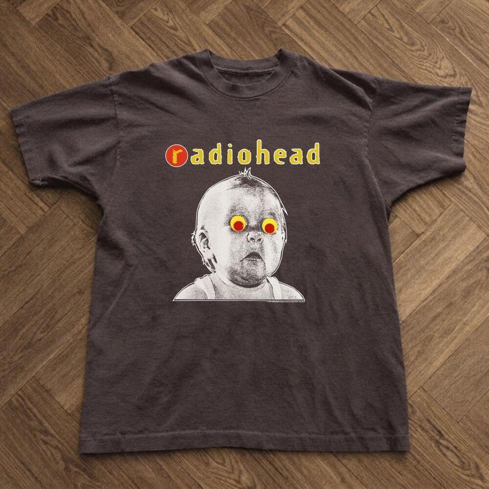 Radiohead Band Tee Pablo Honey Baby Graphic Shirt Vintage Alternative Rock Tee